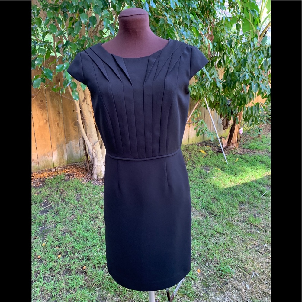 Fabulous Tahari Black Dress with cap sleeves!